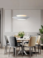 Round LED Chandelier: Modern Nordic Minimalist Dining Room Lamp for Living Room
