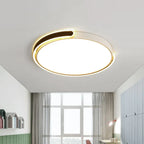 Round Black White Gold LED Ceiling Light for Home Lighting