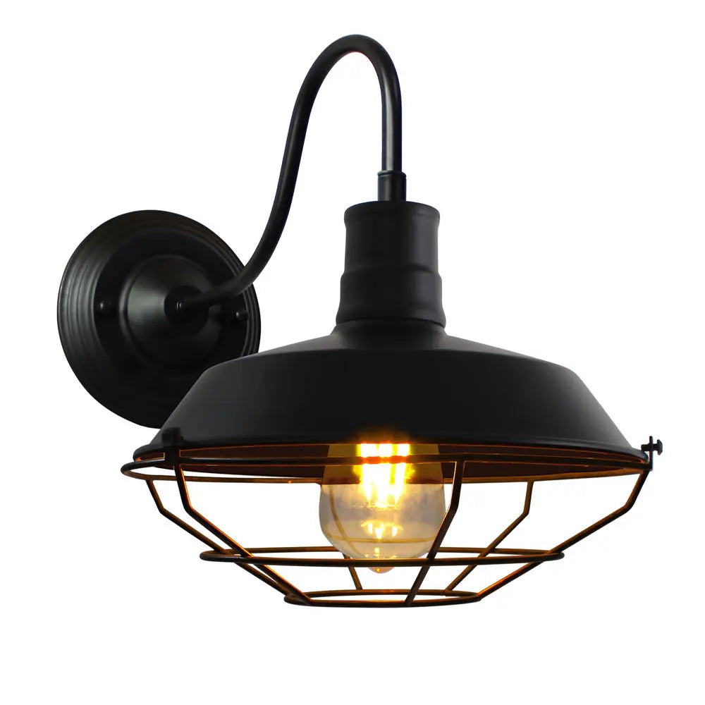 Vintage Loft Indoor LED Wall Sconce Retro Industrial Gooseneck Light Fixtures