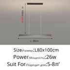 Modern LED Pendant Lights Dining Room Bar Counter Chandelier