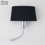 LED Industrial Gooseneck Wall Sconce for Bedroom Reading and Hotel