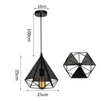 Industrial LED Pendant Ceiling Light for Home Living Room Kitchen Decor