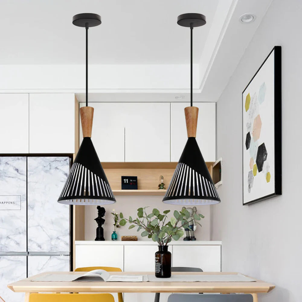 Industrial Vintage Pendant Light Modern Nordic Loft Hanging Lamp LED