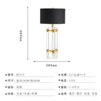 Crystal Table Lamp: Nordic Light Luxury Design for Bedroom Bedside