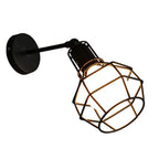 Vintage Industrial LED Cage Wall Light E27 Sconce Modern Indoor Lighting