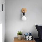 Modern Nordic Wooden Sconce Wall Lamp Indoor Home Light Fixture