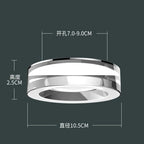 Crystal LED Ceiling Spotlight for Living Room, Bedroom, Bathroom - Modern Embedded Kitchen Light Fixtures