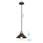 Vintage Industrial Pendant Chandelier Light Fixture for Home Kitchen Bar Decor