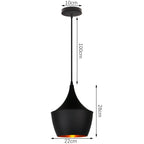 Industrial Aluminium Pendant Lights Chandelier for Home Living Room Kitchen Bedroom