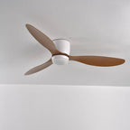 White LED Ceiling Fan Light with Remote Control