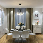 Modern Crystal Chandelier for Dining Room - Samsarah Lighting