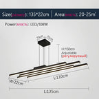 Modern Minimalist Chandelier Nordic Lighting Package Light Luxury Living Room Lamp