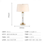 Crystal Table Lamp: Nordic Light Luxury Design for Bedroom Bedside