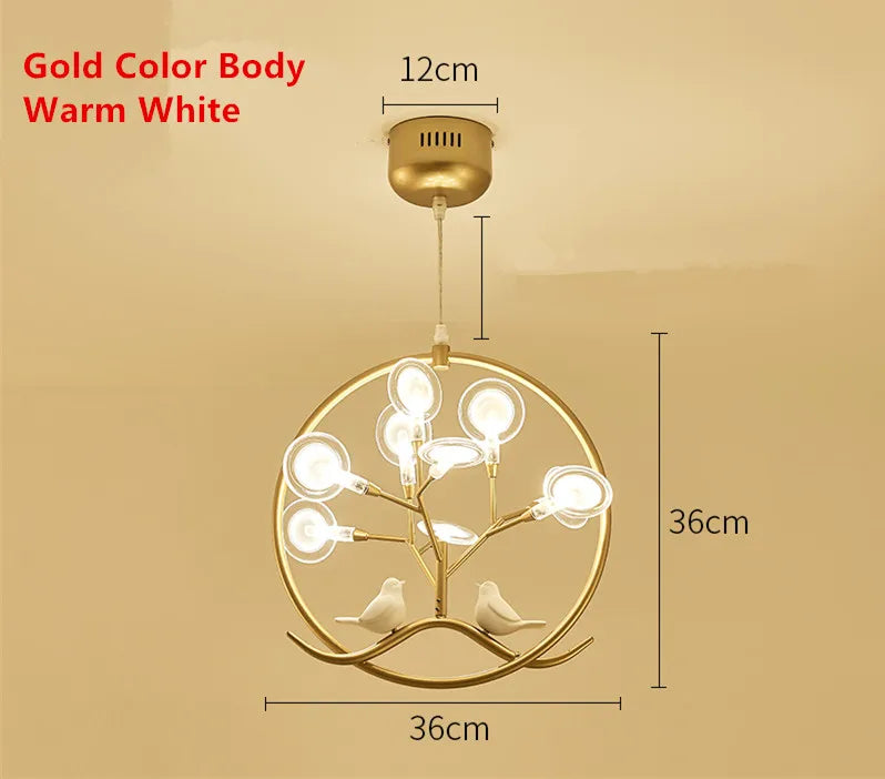 Gold Glass Ball Chandelier Nordic Design for Home Dining Kitchen Restaurant Hallway