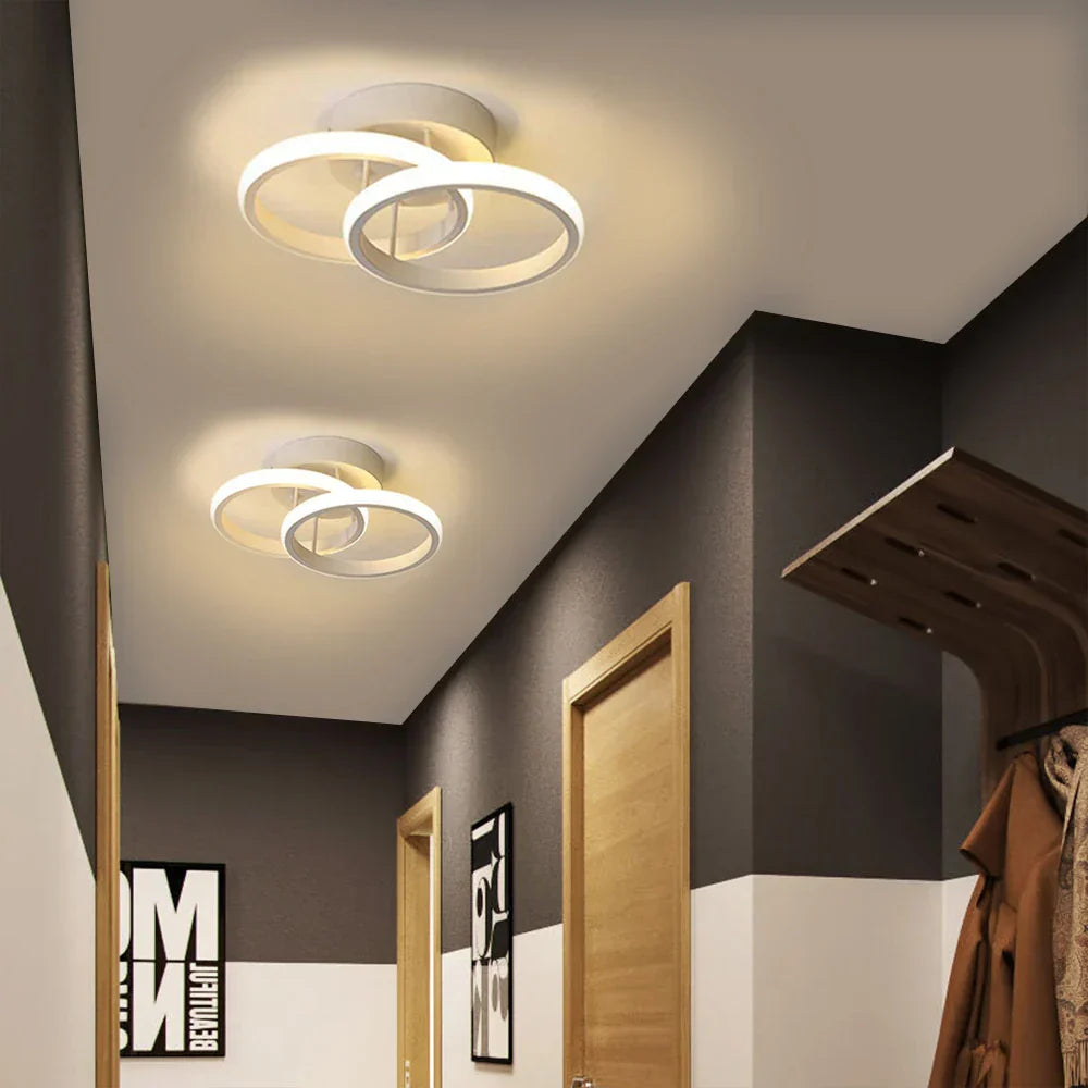 LED Ceiling Light: Modern Minimalist Nordic Home Chandelier Lighting for Living Room