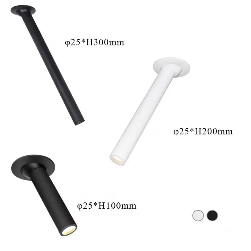 Modern COB Spotlight Ceiling Light, Rotatable Downlight for Kitchen, Dining, Shop