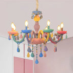Rainbow Crystal Chandelier for Bedroom & Children's Room