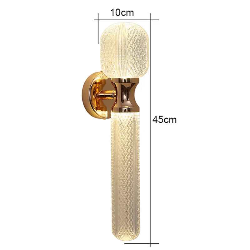 Modern Bedroom Wall Lamp: Sleek LED Indoor Light Fixture for Living Room, Study, Corridor