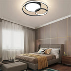 Geometry LED Ceiling Light: Modern Nordic Light Luxury for Living Room Decor