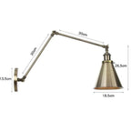Metal Bell Wall Lights: Elegant European American Style Bedside Lights