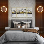 Walnut Round Solid Wood LED Wall Light for Bedroom Living Room Kitchen