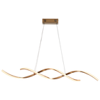 Modern Nordic LED Pendant Light - Chrome/Gold Plated Finish