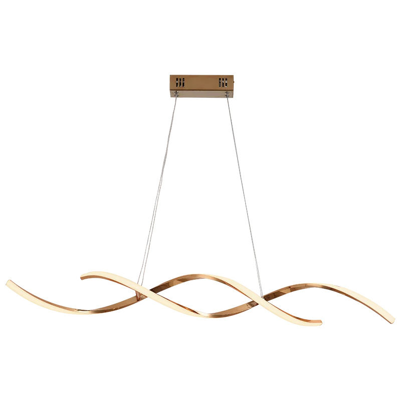 Modern Nordic LED Pendant Light - Chrome/Gold Plated Finish