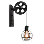 Industrial Iron Wall Sconce LED Fixture for Cafe Bar Loft Decoration