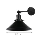 Retro Industrial LED Wall Sconce E27 Bedside Lamp for Home Decor