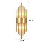 Luxury Crystal Wall Lamp for Modern Living Room and Bedroom LED Lighting