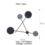 Adjustable Rotating LED Wall Sconce with Switch, Modern Stair Hallway Fixture