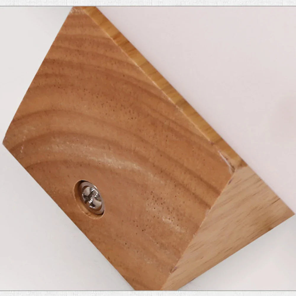 LED Wooden Wall Sconce | Modern Japanese Nordic Style Lamp for Home Bedroom