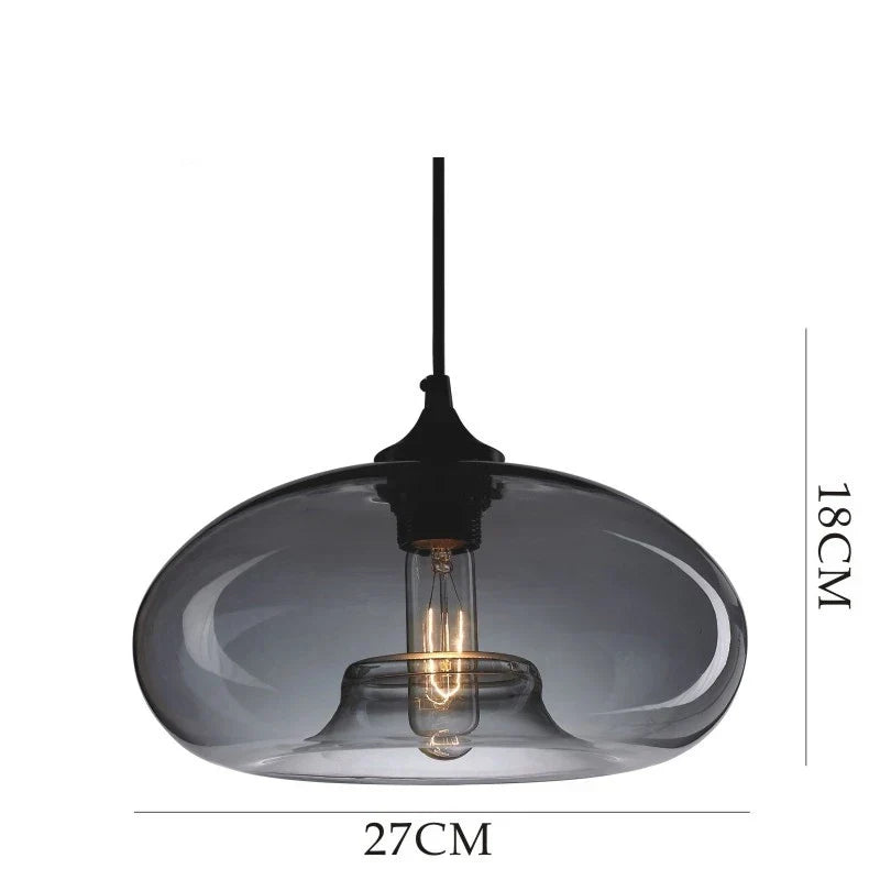 Glass Pendant Light Scandinavian Creative Hanging Lamp Modern Decor Lighting