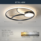 LED Chandelier: Modern Whole House Indoor Lighting for Bedroom, Living Hall, and Dining Room