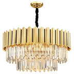 Modern Crystal Chandelier LED Light for Living Room Hotel Restaurant Bedroom