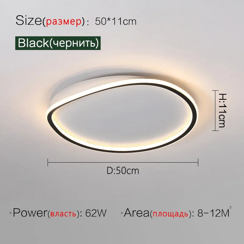 Modern LED Ceiling Lamp for Living Room, Study, Dining Room, Bedroom