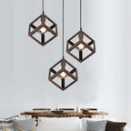 Nordic Vintage LED Pendant Light Colorful Hanging Fixture for Home and Hospitality