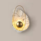 Marble Wall Lamp: Postmodern Light Luxury for Living Room, Bedside, Hotel Decoration