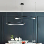 Circular LED Chandelier: Modern Circle Lights for Interior Lighting Engineering
