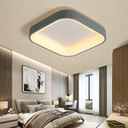 Modern LED Ceiling Lamp for Living Room, Bedroom, Study - Grey or White