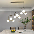 Glass Ball Pendant Light | Modern Nordic G9 LED Lamp for Living Room & Bedroom