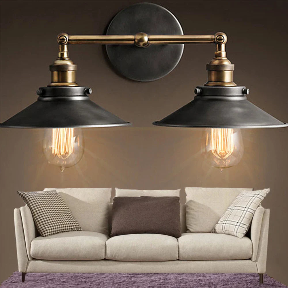 Vintage E27 Wall Lamp for Home Decor & Bar, LED Loft Lighting