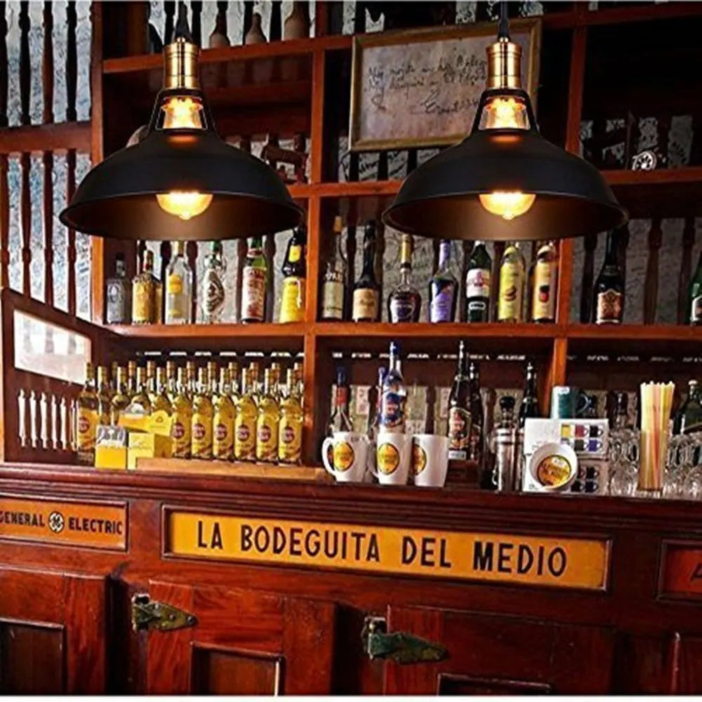 Vintage Loft Pendant Light Nordic Retro Industrial Hanging Lamp for Home Kitchen Decor