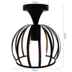 Iron Aisle Ceiling Lights: Industrial Nordic Vintage Kitchen Decor Ceiling Lamp