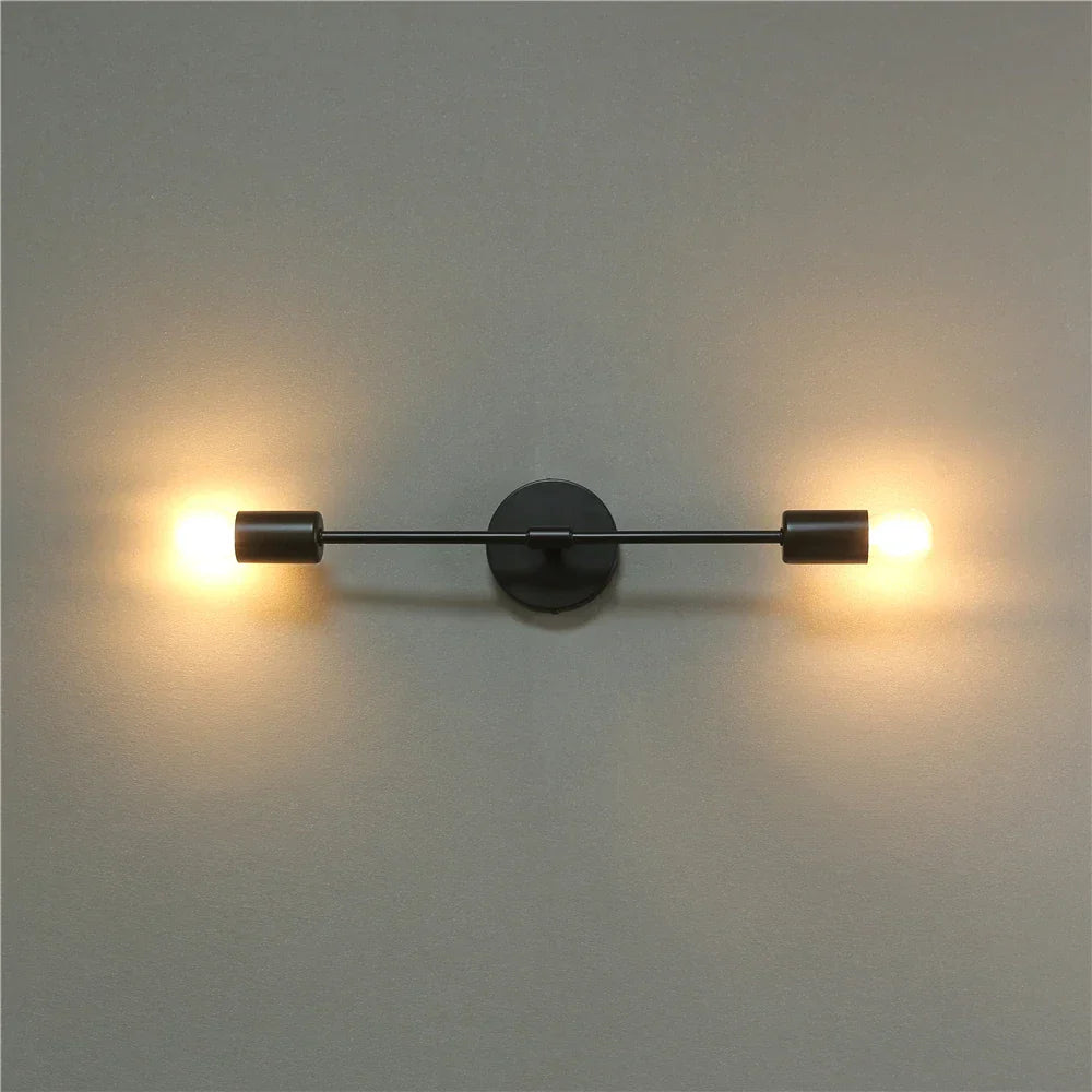 Modern Iron Double Head Wall Lamps LED Lights for Home Decor Lighting