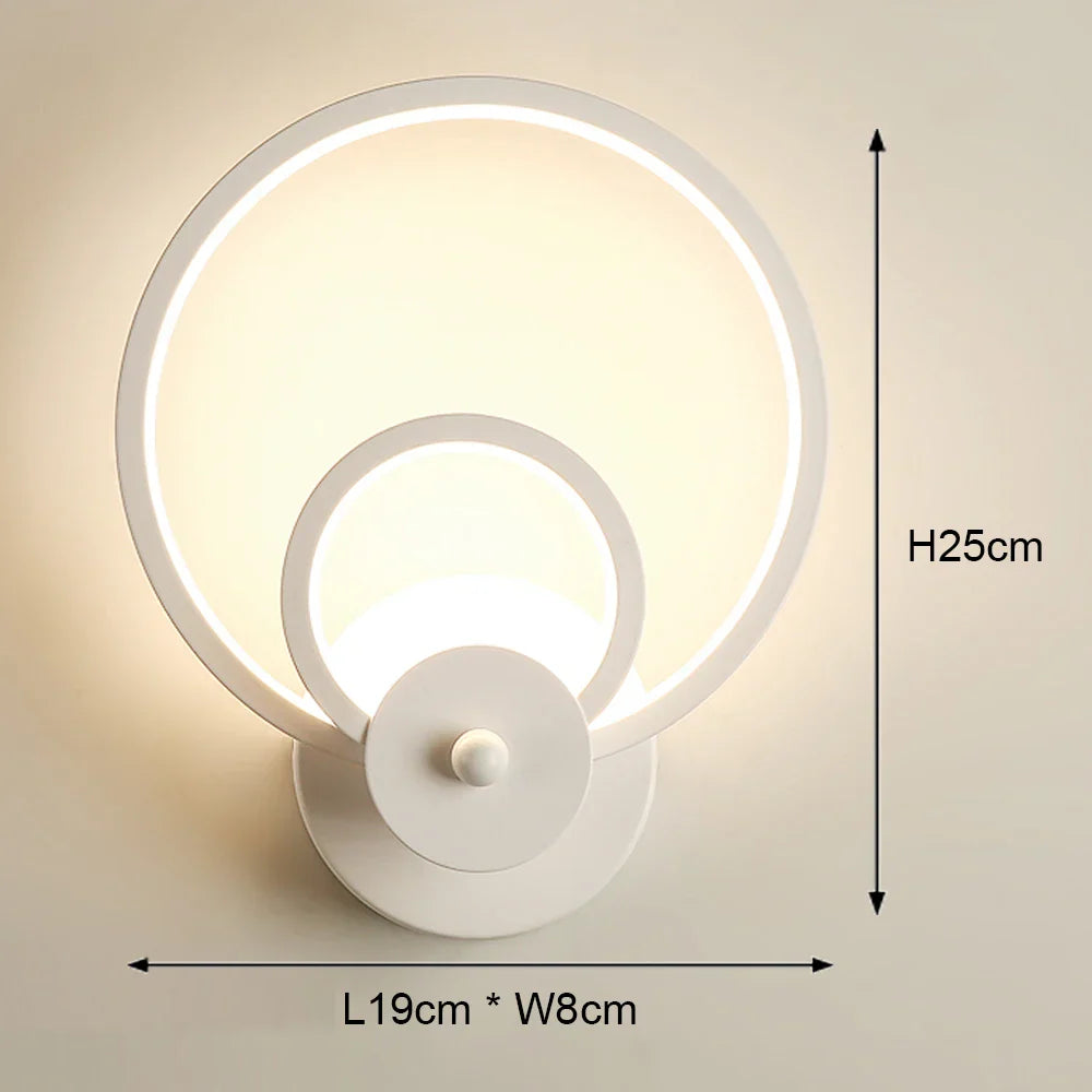 LED Wall Light: Modern Bedroom Bedside Lamp, Living Room Sconce, Home Decor Lighting