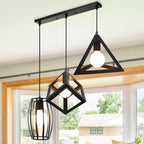 Vintage Industrial Pendant Light LED Ceiling Chandelier for Home Kitchen