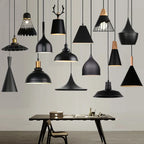 Industrial Aluminium Pendant Lights Chandelier for Home Living Room Kitchen Bedroom