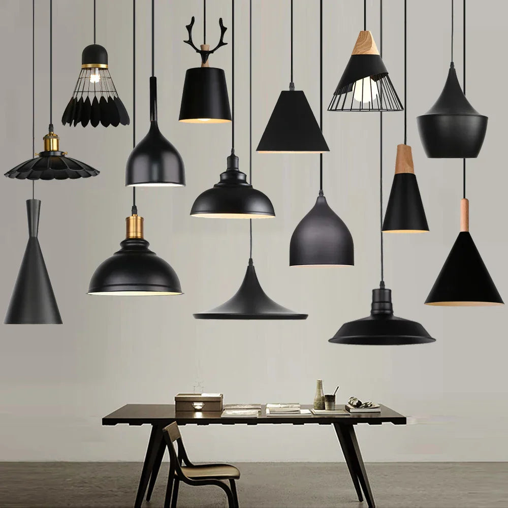 Industrial Aluminium Pendant Lights Chandelier for Home Living Room Kitchen Bedroom