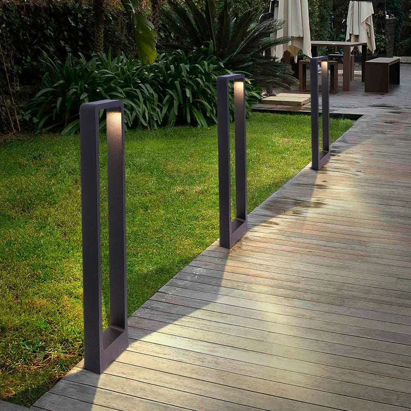 7W LED Aluminum Garden Bollard Light for Outdoor Landscape Courtyards